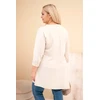 Moteriška Plus Size suknelė, smėlio spalvos