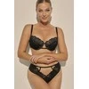Moteriška push-up liemenėlė Kinga Luna PU-1131, juoda
