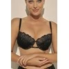 Moteriška push-up liemenėlė Kinga Luna PU-1131, juoda