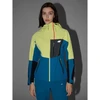Moteriška softshell striukė 4F PRO, geltona ir mėlyna