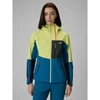 Moteriška softshell striukė 4F PRO, geltona ir mėlyna