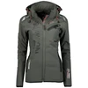 Moteriška softshell striukė Geographical Norway, pilka ir juoda
