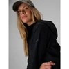 Moteriška vėjui atspari softshell striukė 4F, juoda