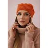 Moteriška žieminė kepurė Ingrid, oranžinės spalvos