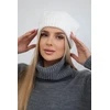 Moteriška žieminė kepurė Nastia, balta