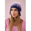 Moteriška žieminė kepurė Nikol K405, violetinės spalvos