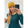 Moteriška žieminė kepurė Ofelia, garstyčių spalvos