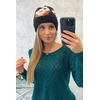 Moteriška žieminė kepurė Ofelia, juodos spalvos