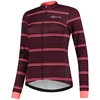 Moteriška žieminė striukė Rogelli Stripe, bordo spalvos