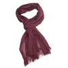 Moteriškas 100% lino šalikas „Klasikinis bordo“, bordo / slyvų