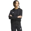 Moteriškas adidas Entrada 26 džemperis su pilnu užtrauktuku, juodas KF5939