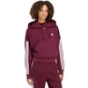 Moteriškas džemperis adidas Essentials 3-Stripes, bordo