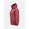 Moteriškas džemperis su gobtuvu Peak Performance Original Small Logo Zip, raudonas