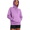 Moteriškas džemperis su gobtuvu Under Armour Rival Fleece, violetinis