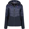 Moteriškas flisinis džemperis Geographical Norway Trendy, tamsiai mėlynas