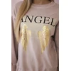 Moteriškas komplektas Angel, pudrinės rožinės spalvos