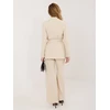 Moteriškas komplektas, šviesiai smėlio spalvos