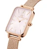 Moteriškas laikrodis DANIEL WELLINGTON Quadro Pressed Melrose Pearl 20mm DW00100510 + BOX (zw505o)