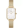 MOTERIŠKAS LAIKRODIS DANIEL WELLINGTON Quadro Lumine Pressed Piano 20mm DW00100582 + DĖŽUTĖ (zw519a)