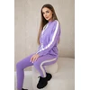 Moteriškas medvilninis komplektas, violetinės spalvos