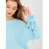 Moteriškas megztinis su volanais rankovėse Italy Moda