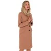 Moteriškas paltas MOE758 Camel - Moe