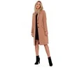 Moteriškas paltas MOE758 Camel - Moe