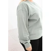 Moteriškas Plus Size džemperis, mėtų spalvos