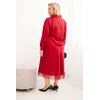 Moteriškas Plus Size komplektas, raudonos spalvos