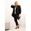 Moteriškas Plus Size švarkas juodos spalvos