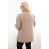Moteriškas Plus Size švarkas, kapučino spalvos