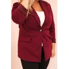 Moteriškas Plus Size švarkas, plum spalvos