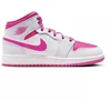 Moteriski "Air Jordan" 1 Mid GS Roziniai sportbačiai - FD8780-500