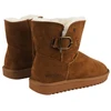 Moteriški auliniai batai Wrangler Elsa Buckle Mid, rudi