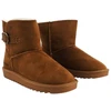 Moteriški auliniai batai Wrangler Elsa Buckle Mid, rudi