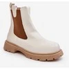 Moteriški batai su užtrauktuku Baltas Ramhel
