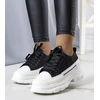 Moteriški juodi sportbačiai su platforma Callani