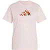 Moteriški marškinėliai adidas Floral Regular Graphic, šviesiai rožiniai