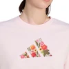 Moteriški marškinėliai adidas Floral Regular Graphic, šviesiai rožiniai