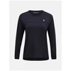 Moteriški marškinėliai ilgomis rankovėmis PEAK PERFORMANCE Trail Wool Blend LS, juodi