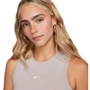 Moteriški marškinėliai Nike Sportswear Chill Knit, smėlio spalvos, FB8279 019
