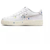 Moteriški Nike Air Force 1 LOW LV8 3 GS balti sportbačiai - DJ2598-100