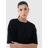 Moteriški paprasto kirpimo marškinėliai "waffle knit" 4F 4FRSS25TTSHF2651-20S