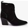 Moteriški pašiltinti aulinukai su kulnu Big Star, juodi