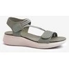 Moteriški patogūs žali Velcro sandalai Eladora
