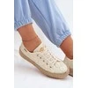 Moteriški platforminiai kedai-espadrilės Lee Cooper, smėlio spalvos