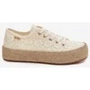 Moteriški platforminiai kedai-espadrilės Lee Cooper, smėlio spalvos