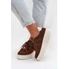 Moteriški platforminiai kedai su dekoratyviniais bumbulais Corinna