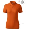 Moteriški polo marškinėliai "Reserve" (oranžiniai (prekės ženklo etiketė))