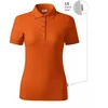 Moteriški polo marškinėliai "Reserve" (oranžiniai (prekės ženklo etiketė))